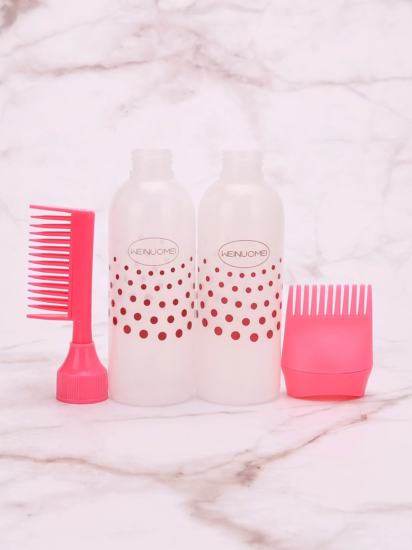 Professional Hairdressing Hair Coloring Set Salon Dyeing Comb Bottle Empty Applicator Bottles Barbershop Styling Dye Supplies