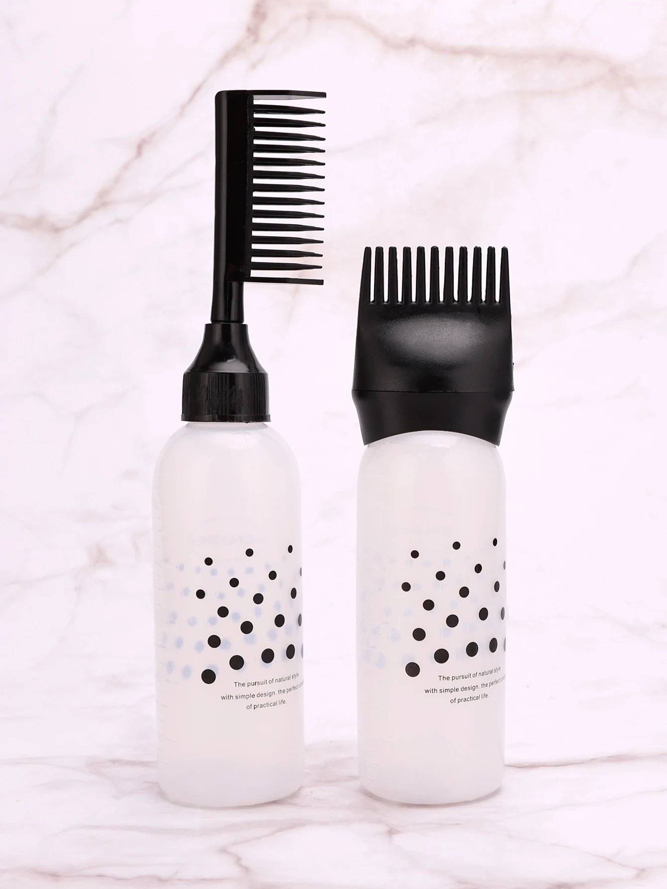 Professional Hairdressing Hair Coloring Set Salon Dyeing Comb Bottle Empty Applicator Bottles Barbershop Styling Dye Supplies