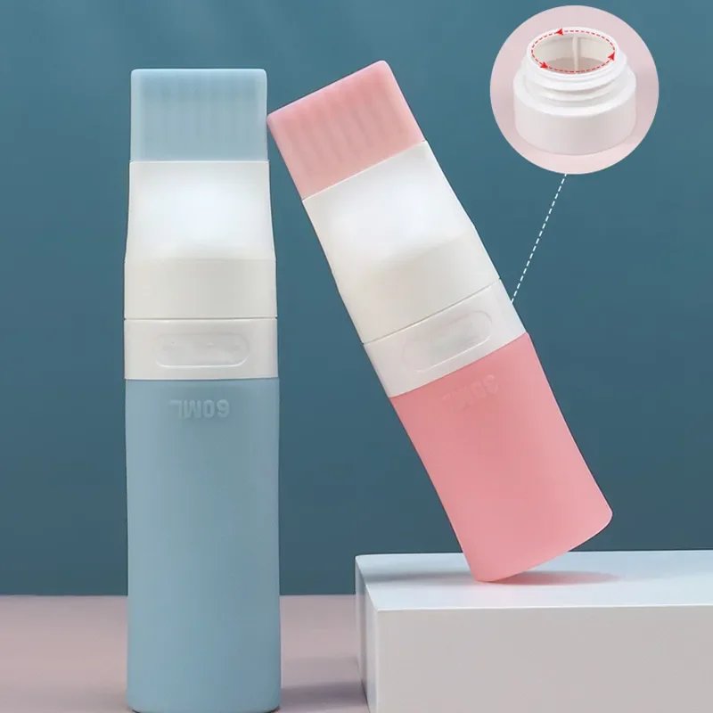 38/60/80ml Hair Dye Applicator Bottles Plastic Dyeing Shampoo Bottle Oil Comb Brush Styling Tool Hair Coloring Hair Tools