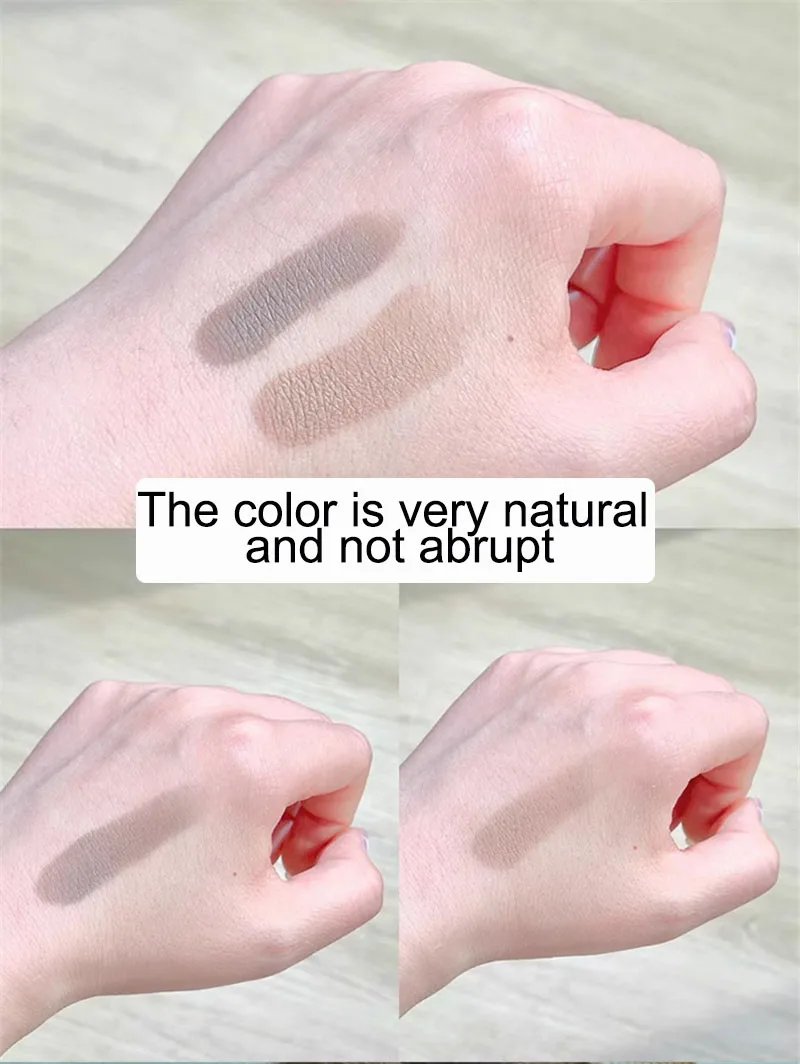 Gray Brown Hairline Dye Contour Stick Hairline Repairing Pen Waterproof Hair Root Edge Coverage Natural Eyebrow Filling Pencil