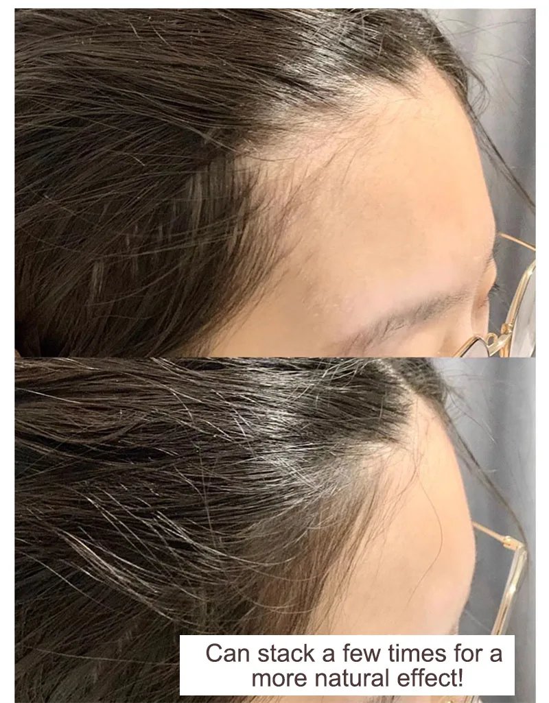 Gray Brown Hairline Dye Contour Stick Hairline Repairing Pen Waterproof Hair Root Edge Coverage Natural Eyebrow Filling Pencil