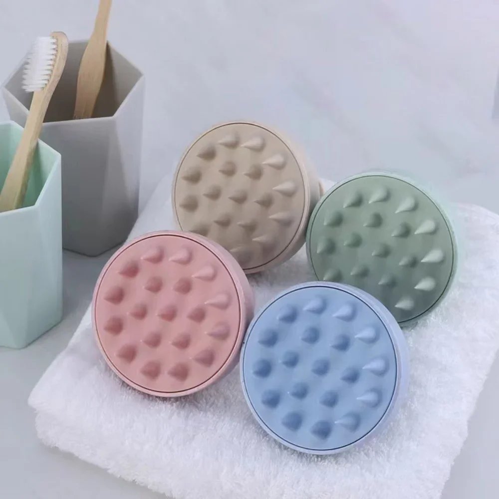 Silicone Shampoo Brush Head Scalp Massage Comb Clean The Scalp Thoroughly Body Massage Brush Bath Brush Salon Hairdressing Tool Silicone Shampoo Brush Head Scalp Massage Comb Clean The Scalp Thoroughly Body Massage Brush Bath Brush Salon Hairdressing Tool
