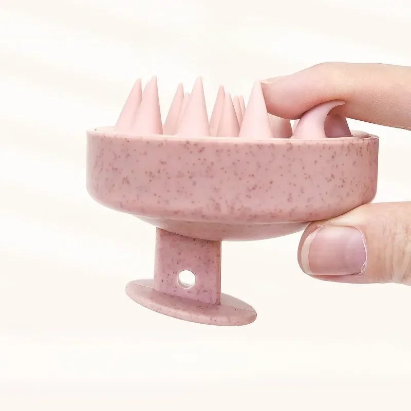 Silicone Shampoo Brush Head Scalp Massage Comb Clean The Scalp Thoroughly Body Massage Brush Bath Brush Salon Hairdressing Tool Silicone Shampoo Brush Head Scalp Massage Comb Clean The Scalp Thoroughly Body Massage Brush Bath Brush Salon Hairdressing Tool