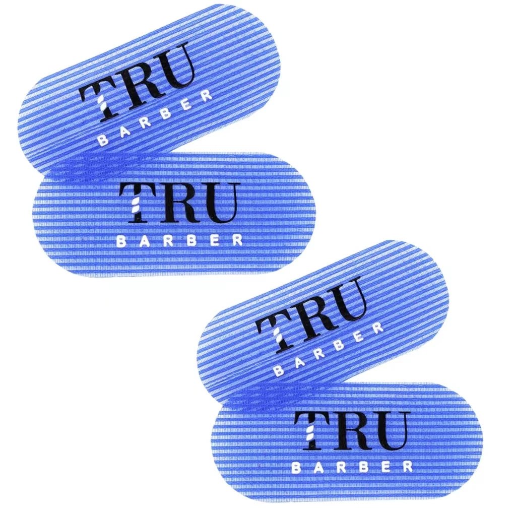 2/4Pcs Hairdressing Oil Head Styling Sticker Gradient Hair Carving Velcro Hair Styling Hair Stickers Salon Barber Accessories