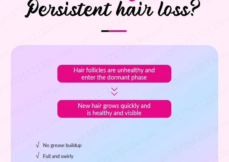 Hair growth essential oil. Effectively repairs baldness and hair loss symptoms, suitable for both men and women Hair growth essential oil. Effectively repairs baldness and hair loss symptoms, suitable for both men and women