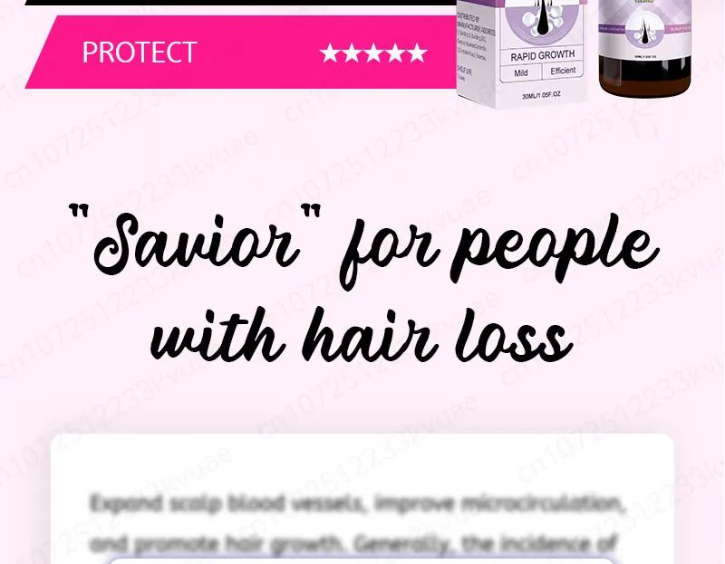 Hair growth essential oil. Effectively repairs baldness and hair loss symptoms, suitable for both men and women Hair growth essential oil. Effectively repairs baldness and hair loss symptoms, suitable for both men and women
