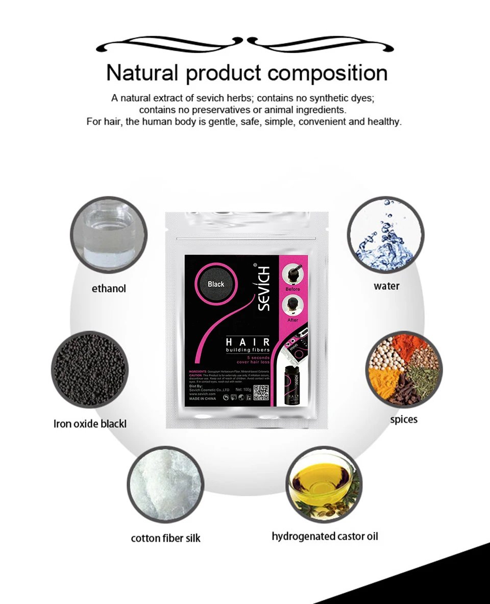 Sevich Hair Building Fibers Powder Spray Keratin Thicker Anti Hair Loss Products Instant Hair Growth Fiber Hair Care Christmas Sevich Hair Building Fibers Powder Spray Keratin Thicker Anti Hair Loss Products Instant Hair Growth Fiber Hair Care Christmas