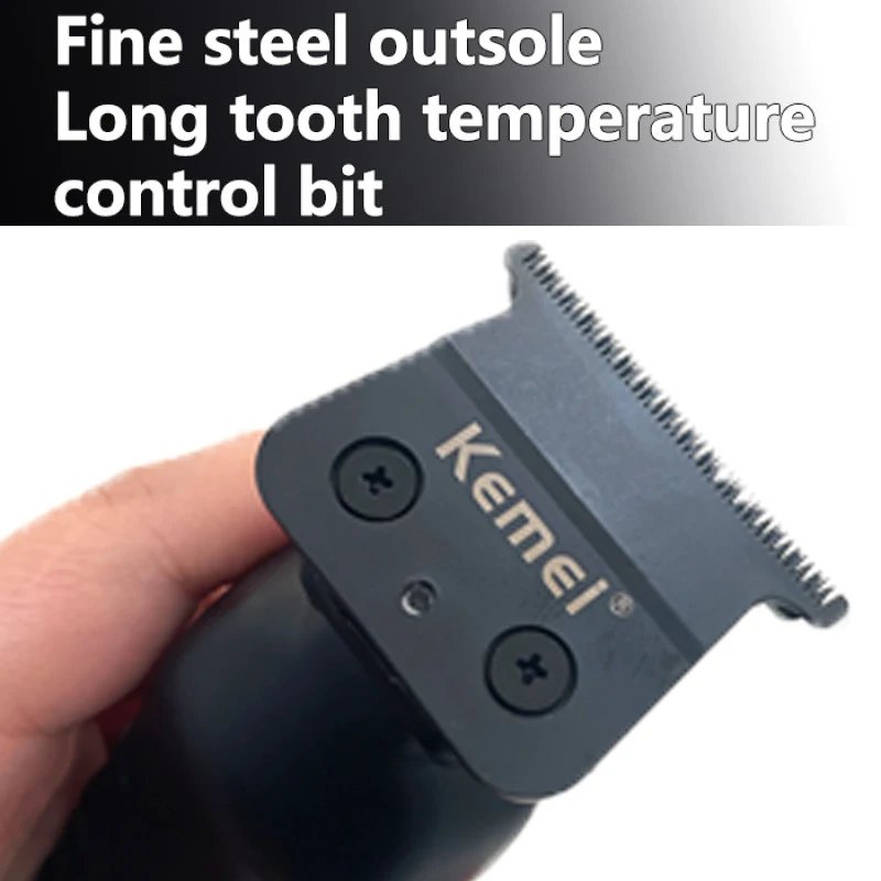 Kemei KM-2299 Men's Hair Clipper Professional Electric Hair Clipper USB Rechargeable Barber Trimmer Men's Electric Hair Clipper