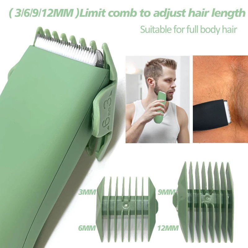 Body Hair Trimmer Shaver for Men Ball Trimmer for Groin Pubic Replaceable Ceramic Blade Groomer Electric Razor Waterproof Clippe Body Hair Trimmer Shaver for Men Ball Trimmer for Groin Pubic Replaceable Ceramic Blade Groomer Electric Razor Waterproof Clippe