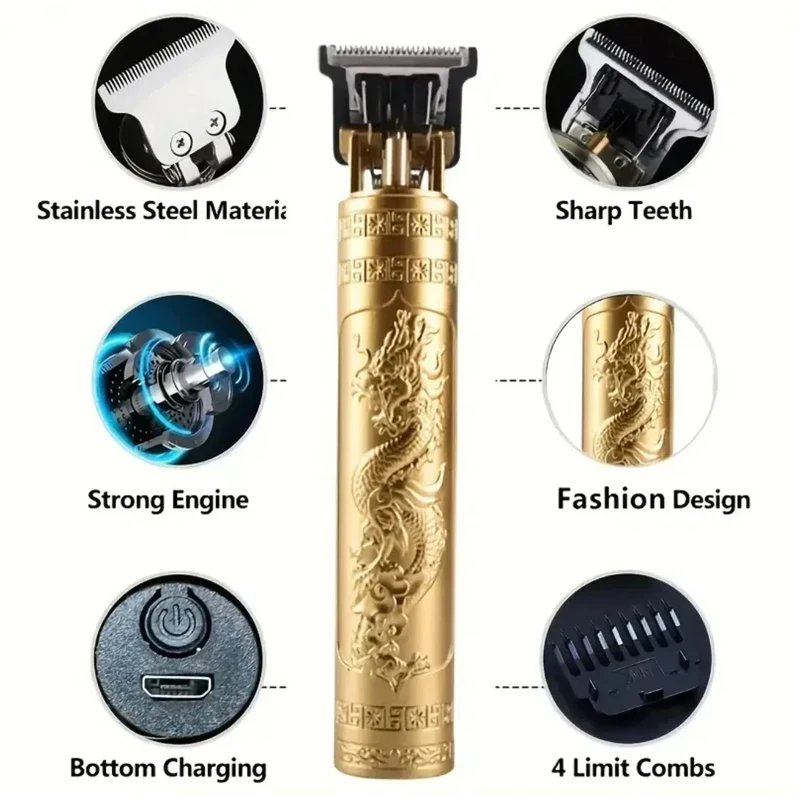 Vintage Hair Cutting Machine For Men T9 Electric Hair Clippers Hair Cutting Machine Kit Beard Trimmer Body Hair Beard Shaving Vintage Hair Cutting Machine For Men T9 Electric Hair Clippers Hair Cutting Machine Kit Beard Trimmer Body Hair Beard Shaving
