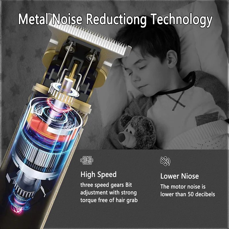 Heavy Metal Hair Cutting Machine Clipper for Men Barber Shop Trimmer for Men Mower Men’s Electric Shaver Haircut Beard Trimmer Heavy Metal Hair Cutting Machine Clipper for Men Barber Shop Trimmer for Men Mower Men's Electric Shaver Haircut Beard Trimmer