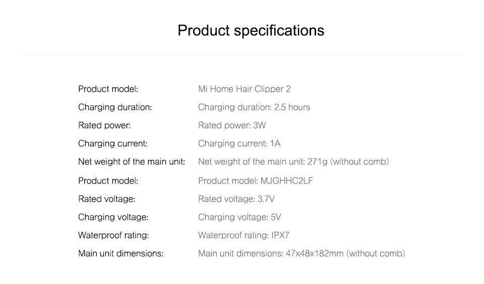 Xiaomi Mijia Hair Clipper 2 Hair Trimmer Professional Beard Cut Machine IPX7 Waterproof Wireless Haircut Machine Mijia Clipper 2 Xiaomi Mijia Hair Clipper 2 Hair Trimmer Professional Beard Cut Machine IPX7 Waterproof Wireless Haircut Machine Mijia Clipper 2