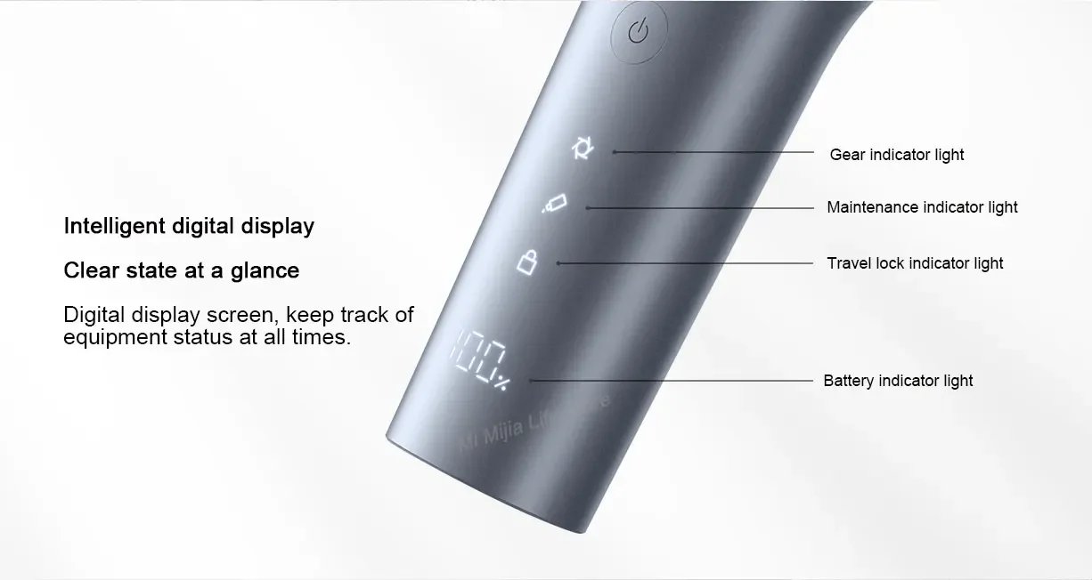 Mijia Hair Clipper 2 Household Wireless Trimmer Cutting Barber IPX7 Titanium Alloy Blade Men Sideburns Electric Shaver