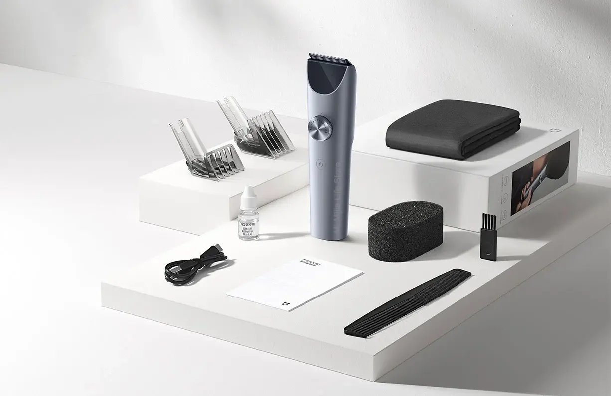 Mijia Hair Clipper 2 Household Wireless Trimmer Cutting Barber IPX7 Titanium Alloy Blade Men Sideburns Electric Shaver