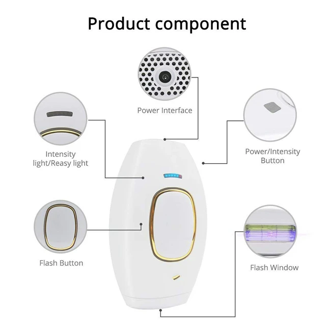 Professional Women Laser Hair Removal IPL Epilator Female Pulsed Light Electric Depilatory Device For Facial Body Bikini Professional Women Laser Hair Removal IPL Epilator Female Pulsed Light Electric Depilatory Device For Facial Body Bikini