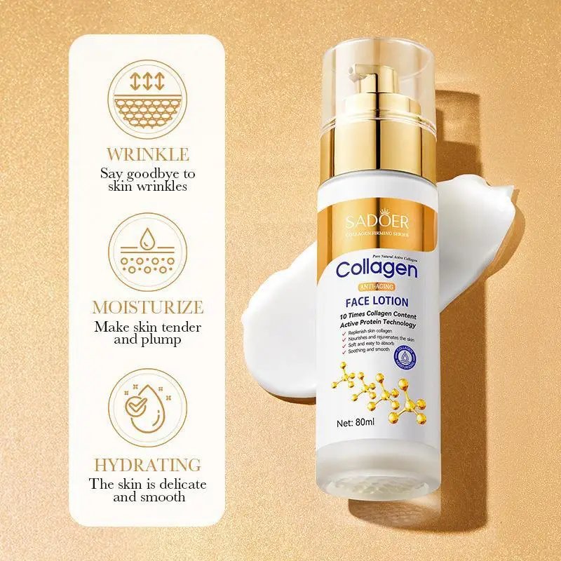 Collagen skin care product set cleansing rejuvenating facial cleanser essence liquid face cream moisturizing female cosmetics Collagen skin care product set cleansing rejuvenating facial cleanser essence liquid face cream moisturizing female cosmetics