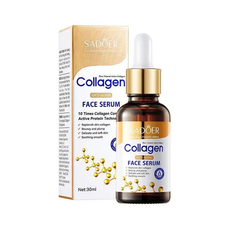 Collagen skin care product set cleansing rejuvenating facial cleanser essence liquid face cream moisturizing female cosmetics Collagen skin care product set cleansing rejuvenating facial cleanser essence liquid face cream moisturizing female cosmetics