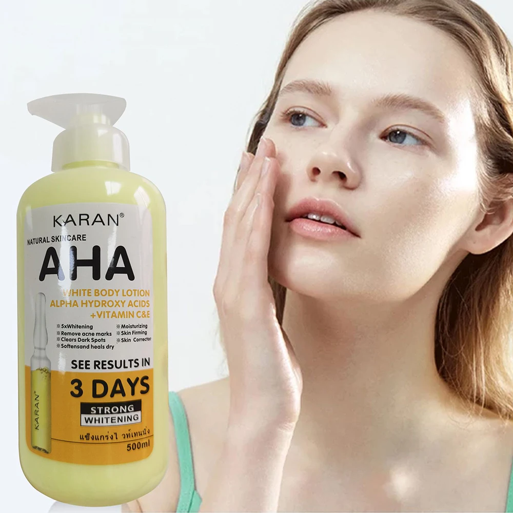 500ml Whitening Body Lotion Hydroxy Acids+Vitamin C&E Skin Beautifying Brightening Body Lotion Delicate Smooth Skin Care Cream 500ml Whitening Body Lotion Hydroxy Acids+Vitamin C&E Skin Beautifying Brightening Body Lotion Delicate Smooth Skin Care Cream
