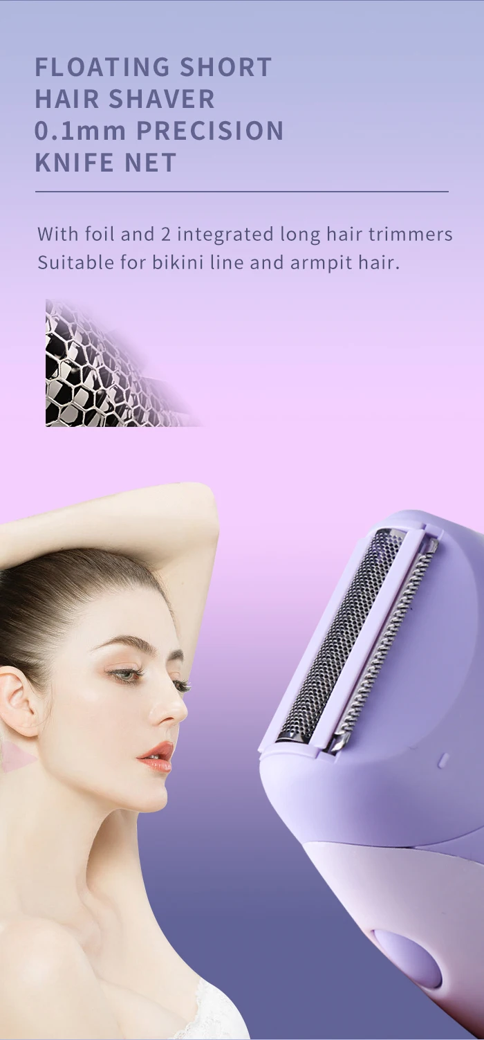 Kemei 4in1 Women Epilator Electric Shaver Facial Body Hair Removal Lady Leg Bikini Trimmer Hair Remover Underarms Rechargeable Kemei 4in1 Women Epilator Electric Shaver Facial Body Hair Removal Lady Leg Bikini Trimmer Hair Remover Underarms Rechargeable