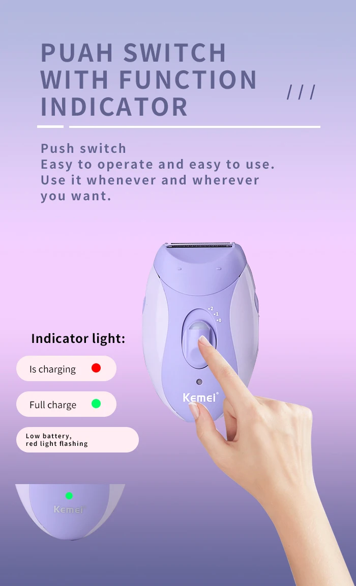 Kemei 4in1 Women Epilator Electric Shaver Facial Body Hair Removal Lady Leg Bikini Trimmer Hair Remover Underarms Rechargeable Kemei 4in1 Women Epilator Electric Shaver Facial Body Hair Removal Lady Leg Bikini Trimmer Hair Remover Underarms Rechargeable