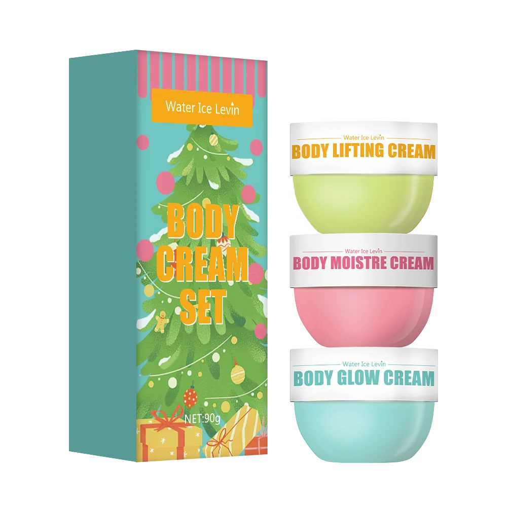 New 3-piece skin care set, body glow cream, firming body cream, body moisturizer for firming and lifting body skin New 3-piece skin care set, body glow cream, firming body cream, body moisturizer for firming and lifting body skin