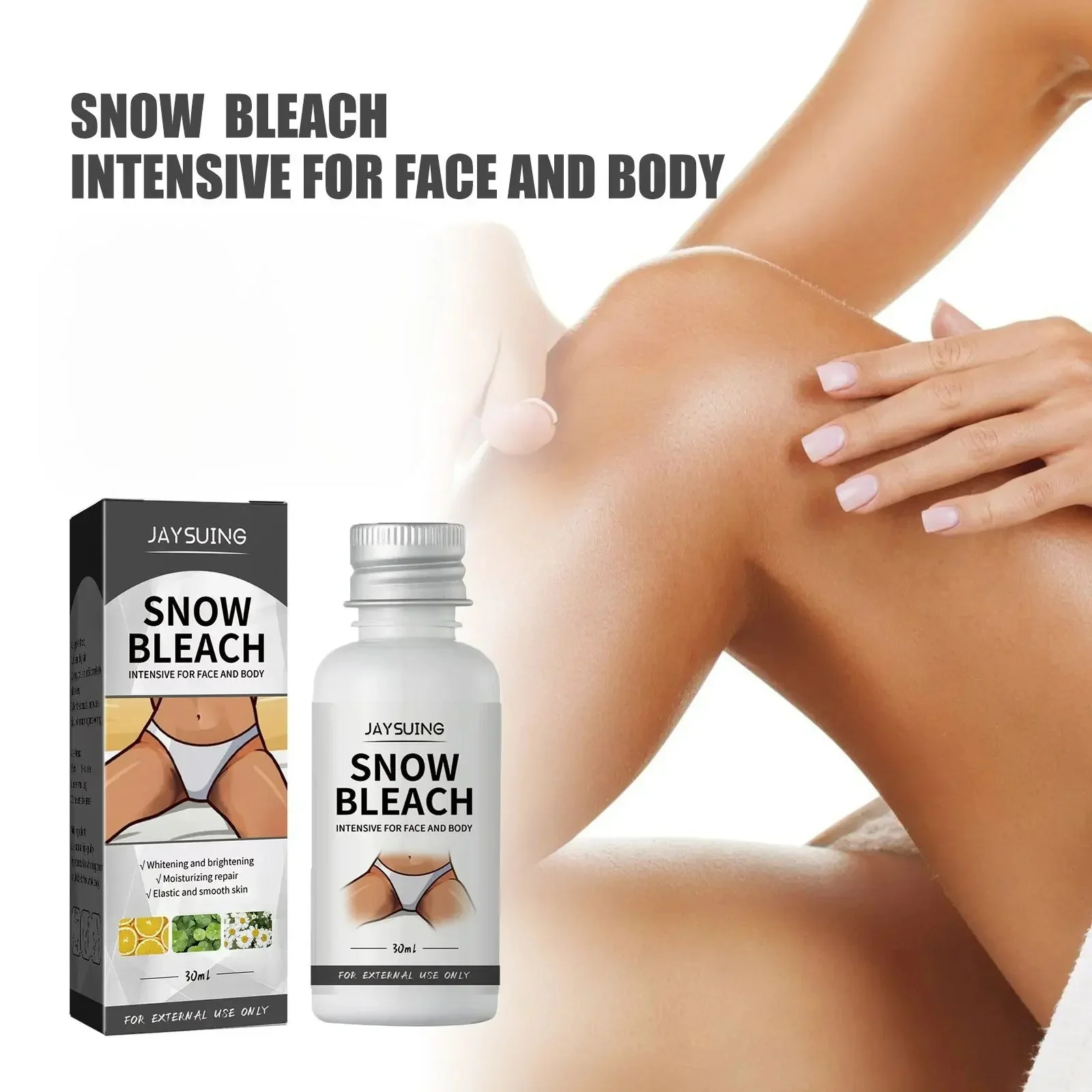 Body Whitening Bleach Cream Brighten Underarm Elbow Knees Joint Removal Intimate Parts Dark Spots Melanin Snow Bleach Cream 30ml Body Whitening Bleach Cream Brighten Underarm Elbow Knees Joint Removal Intimate Parts Dark Spots Melanin Snow Bleach Cream 30ml