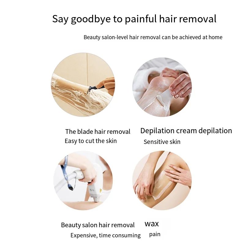 HOT Crystal Painless Physical Hair Removal Eraser Glass Hair Remover Epilator Safe Easy Cleaning Reusable Body Care Depilation