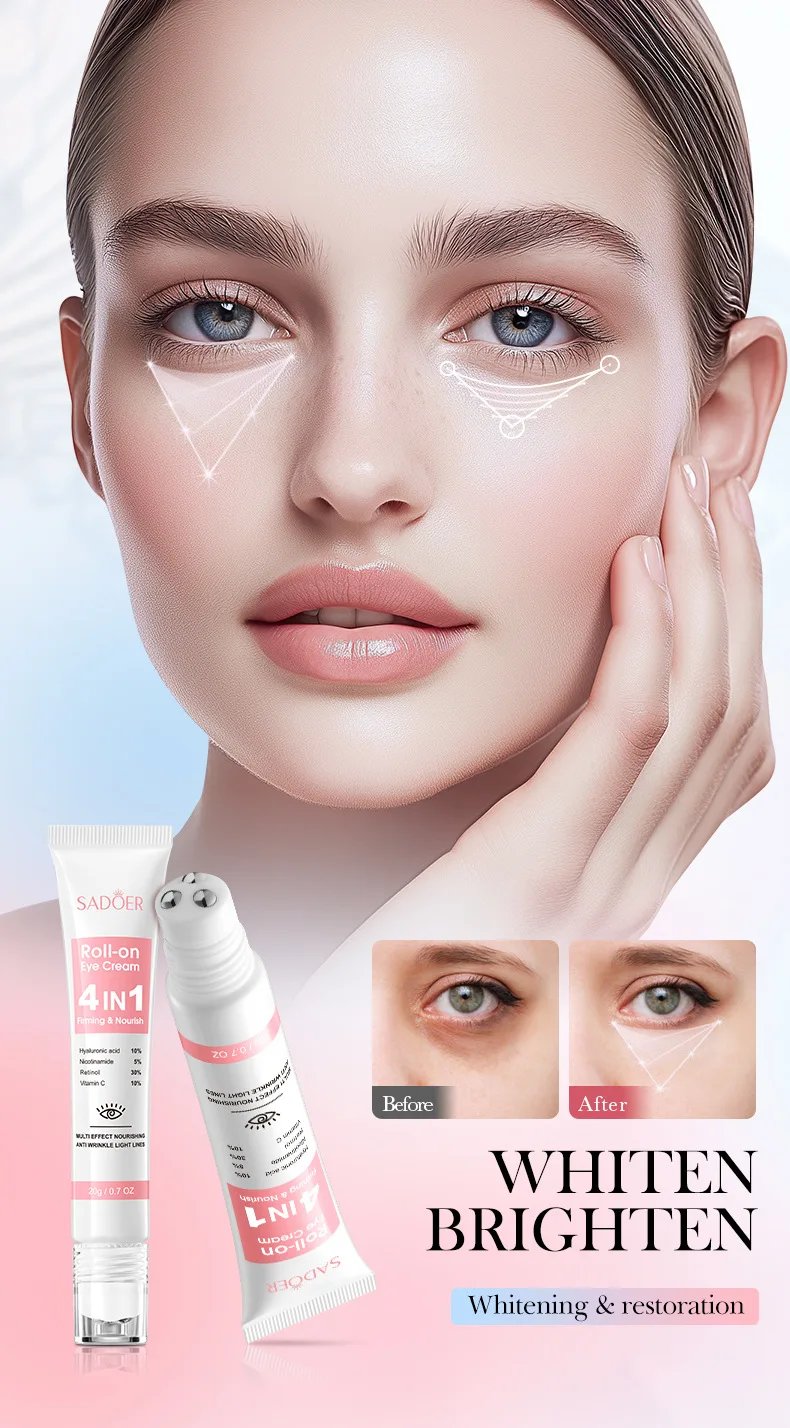 Instant Eye Bag Removal Cream Retinol Anti-Wrinkle Firming Skin Fade Fine Lines Anti Dark Circle Puffiness Brighten Eye Care