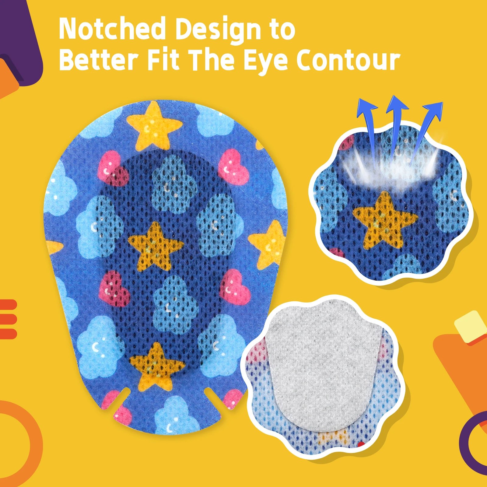 90/180PCS New Eye Patch Cartoon Patern Medical Lazy Eye Patch For Kids Adult Strabismu Treatment Vision Care Patch 15 Kind Desig