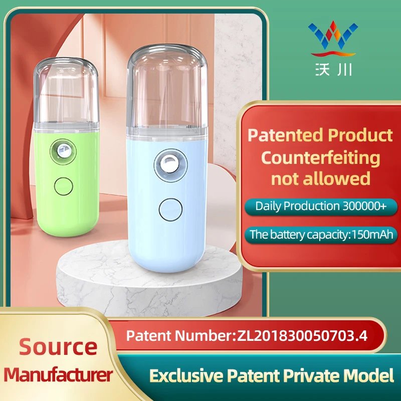 USB Portable 30ml Mini Nano Mist Sprayer Face Spray Facial Steamer Moisturizing Air Humidifier Skin Care Beauty Instruments