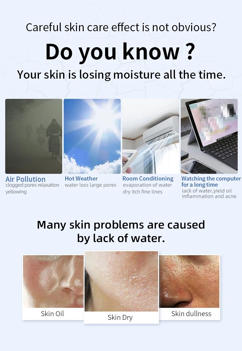 USB Portable 30ml Mini Nano Mist Sprayer Face Spray Facial Steamer Moisturizing Air Humidifier Skin Care Beauty Instruments