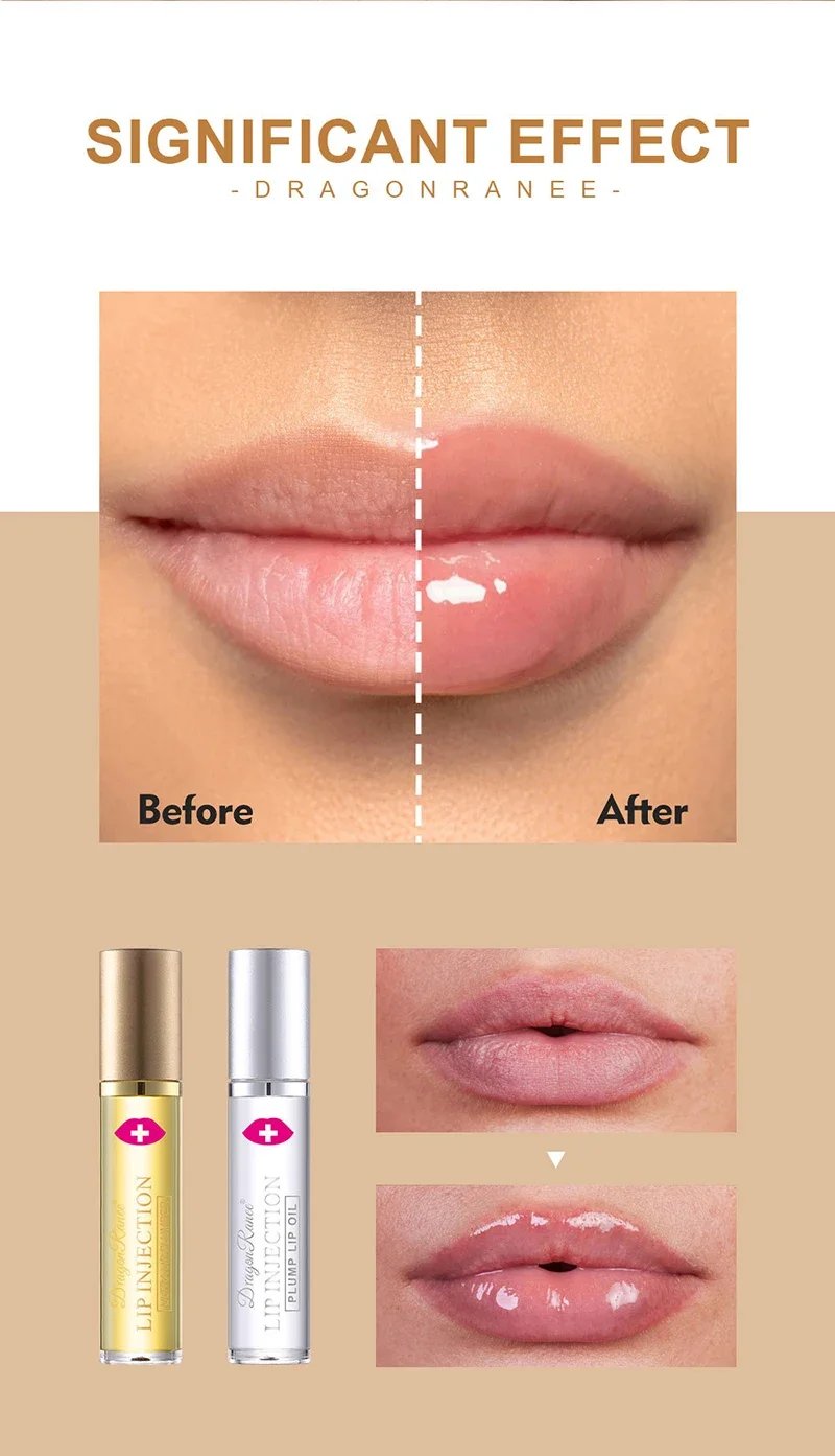 Instant Volumising Lip Plumper Oil Lip Enhancer Lip Gloss Plumping Serum Moisturizing Anti-Wrinkle Lipstick Sexy Lip Care Makeup