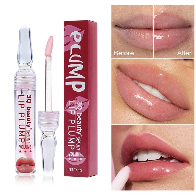 Lip Plump Serum Increase Elasticity Instant Volumising Essential Oil   Moisturize Nourish Lip Reduce Fine Lines Care Cosmetic