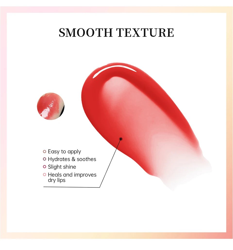 Crystal Lip Balm Butter Moisturizing Lip Gloss Oil Jelly Lipgloss Liquid Lipstick Lip Tint Brown Sugar Cherry Pink Lips Makeup