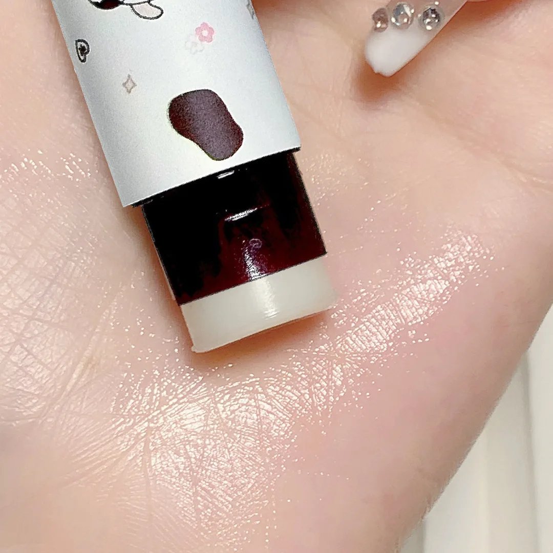 Baby Cow Lip Balm Set Moisture Tinted Lipstick Long-Lasting Moisturizing Nutritious Lip Pomade Red Tint Lipgloss Fruity Lip Care