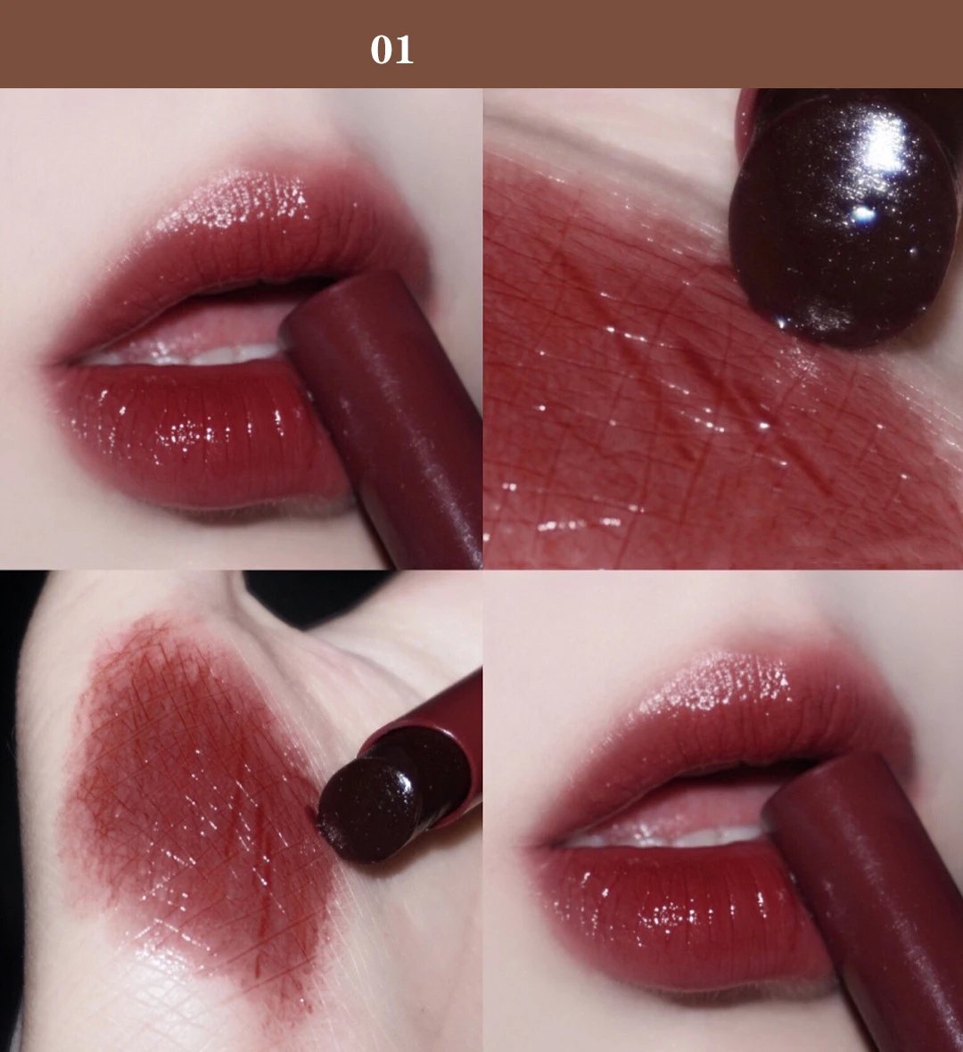 Baby Cow Lip Balm Set Moisture Tinted Lipstick Long-Lasting Moisturizing Nutritious Lip Pomade Red Tint Lipgloss Fruity Lip Care