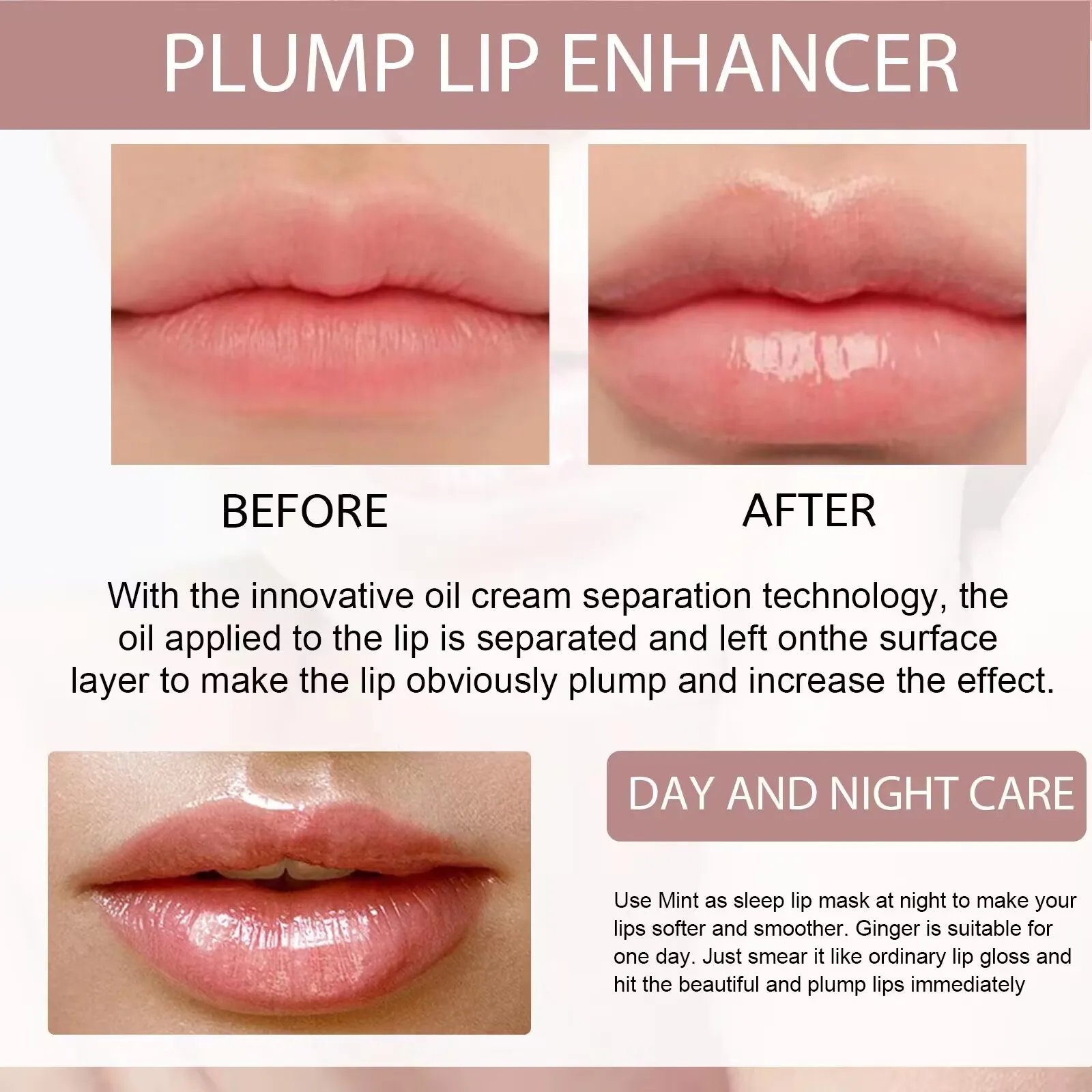 Lasting Lip Plumper Serum Increase Lips Elasticity Instant Volumising Oils Reduce Fine Lines Moisturizing Nourish Sexy Lip Care