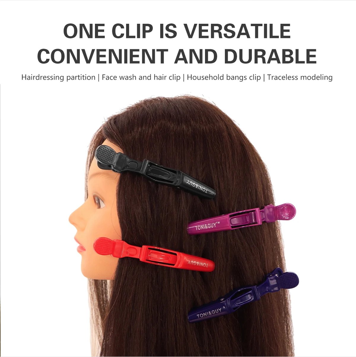 6Pcs Plastic Alligator Hair Clip, Hairdressing Clamps, Hair Claw, Professional Barber, Salon Styling Hairpins, Hair Accessories