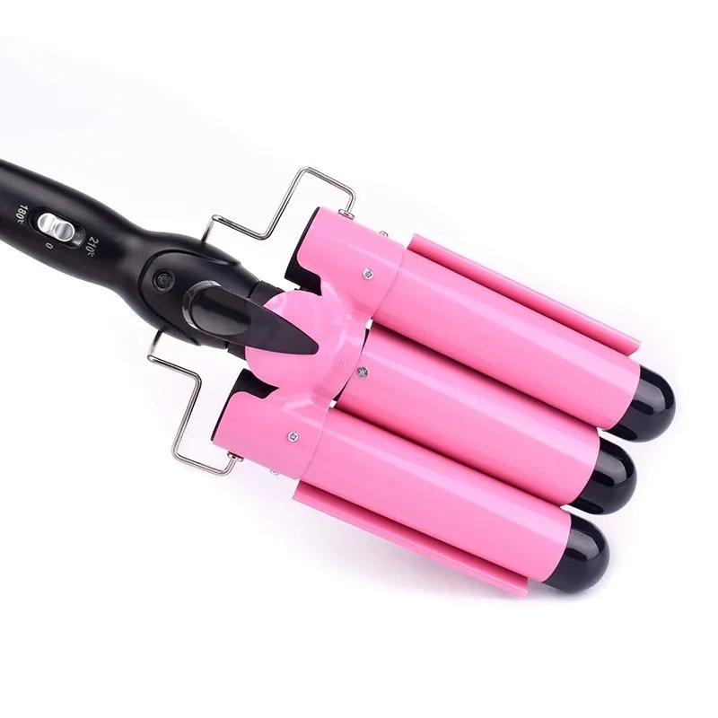 Electric Curling Stick Egg Roll Korean Style Water Ripple Perm Three-tube Curling Iron Wave Waver Styling Tools Hair Styler Wand
