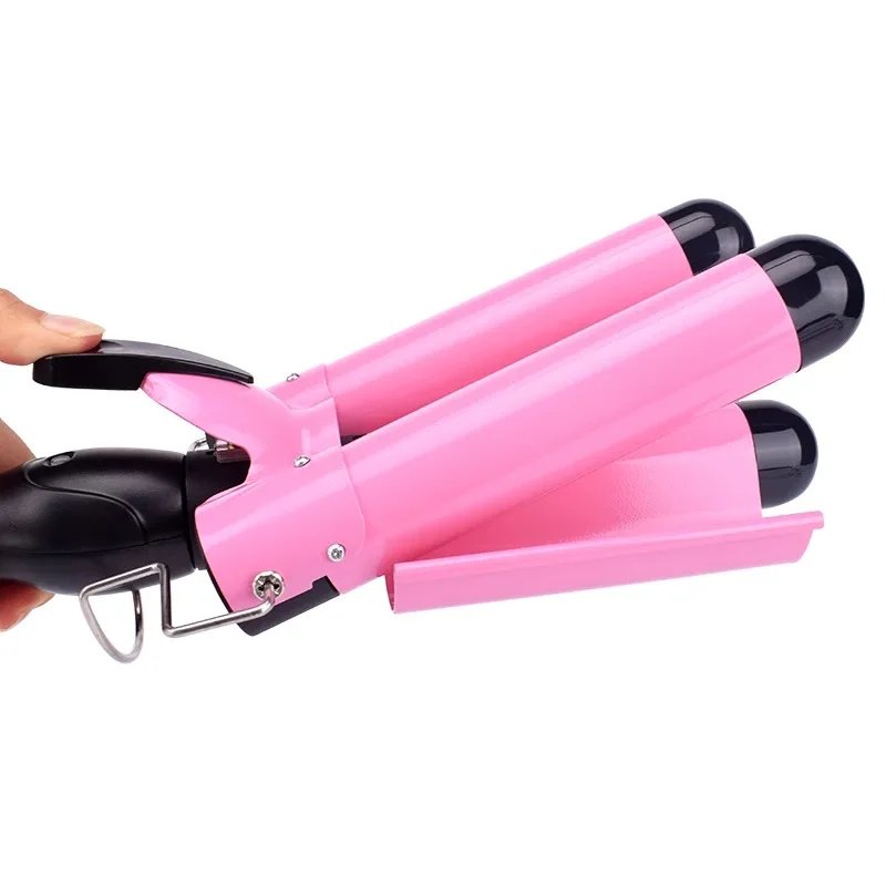 Electric Curling Stick Egg Roll Korean Style Water Ripple Perm Three-tube Curling Iron Wave Waver Styling Tools Hair Styler Wand