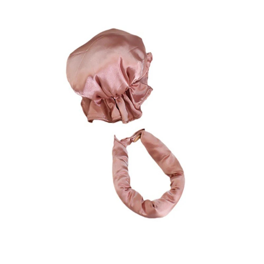 Heatless Curling Rod Silk Curls Hair Rollers Wave Form Curling Sleeping Headband Lazy Hair Curlers with Cap Hair Styling Tools