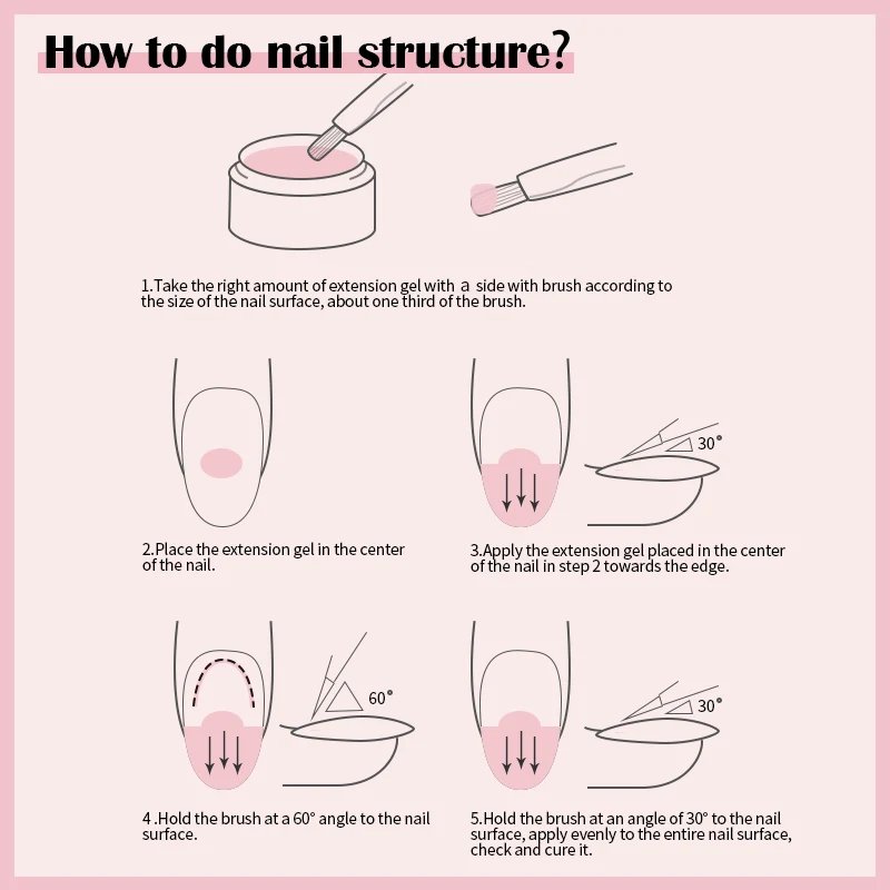 LILYCUTE 8ml Nail Gel Polish For Manicure Nail Structures Extensions Pink White Clear Nail Art Hard Varnish UV Construction Gel