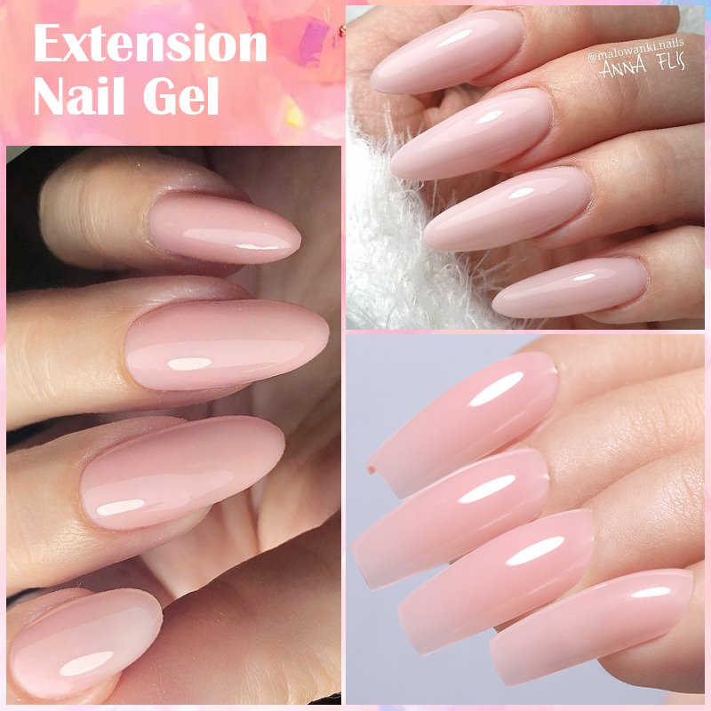 LILYCUTE 8ml Nail Gel Polish For Manicure Nail Structures Extensions Pink White Clear Nail Art Hard Varnish UV Construction Gel