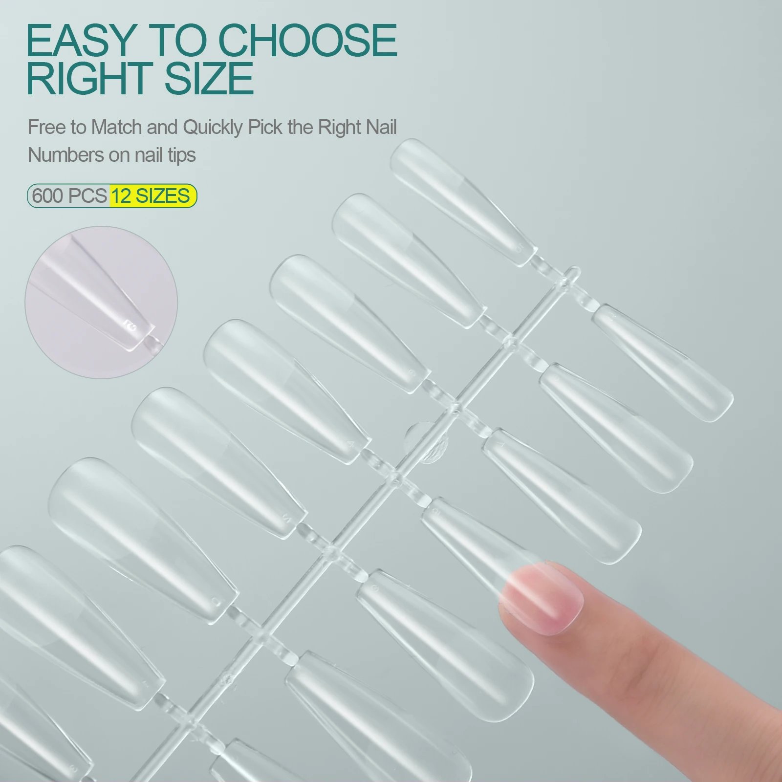 Nailpop Soft Gel Tips for Nails Acrylic Material Medium Almond/Coffin Artificial Nail Capsule Accessories and Tools 120pcs/box Nailpop Soft Gel Tips for Nails Acrylic Material Medium Almond/Coffin Artificial Nail Capsule Accessories and Tools 120pcs/box