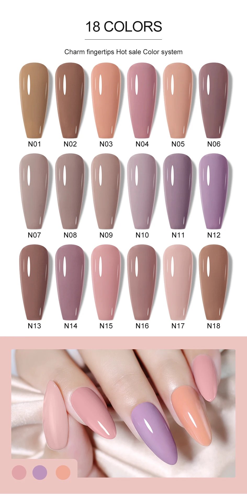 NAILCO Red Gel Nail Polish Wine Purple Semi Permanent Soak Off UV Gel Varnish Nail Art Manicure Matte Top Coat For Home Salon