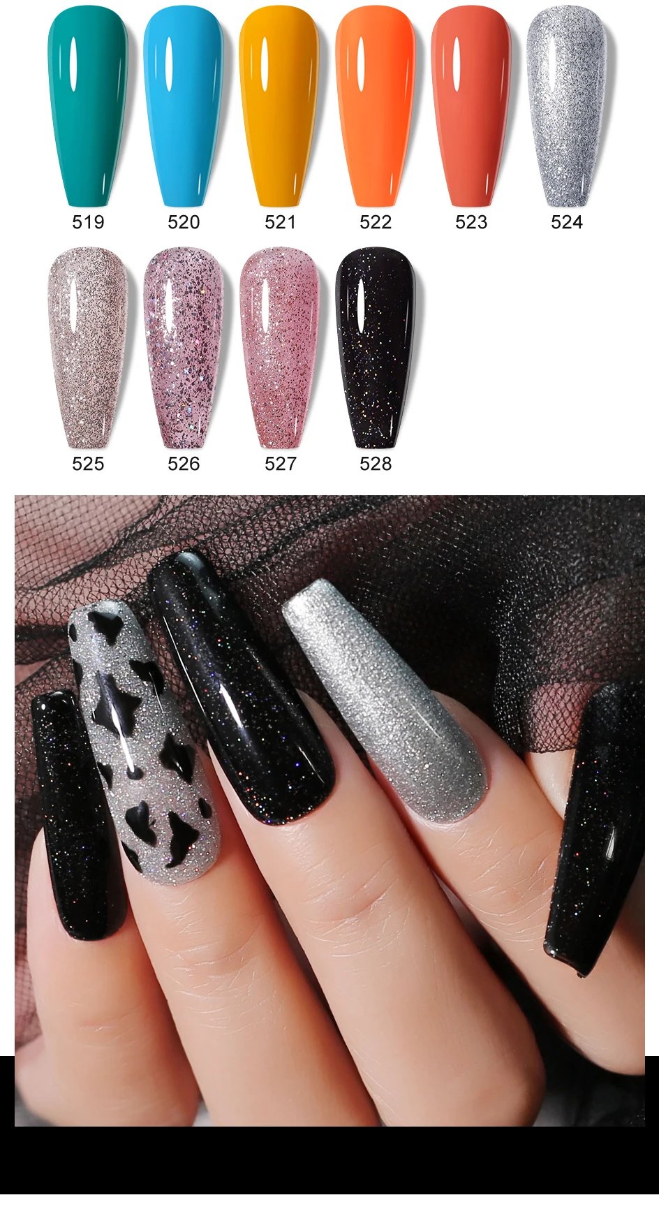 NAILCO Red Gel Nail Polish Wine Purple Semi Permanent Soak Off UV Gel Varnish Nail Art Manicure Matte Top Coat For Home Salon