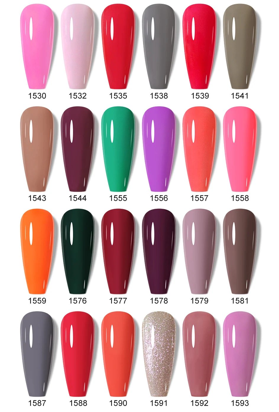 NAILCO Red Gel Nail Polish Wine Purple Semi Permanent Soak Off UV Gel Varnish Nail Art Manicure Matte Top Coat For Home Salon