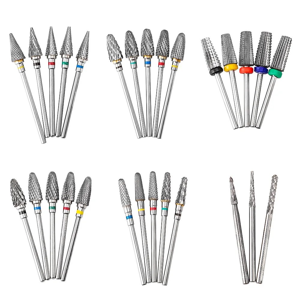 Dmoley Tungsten Carbide Nail Drill Bit Electric Manicure Drills For Milling Cutter Ceramic Nail Burr Pedicure Accessories Dmoley Tungsten Carbide Nail Drill Bit Electric Manicure Drills For Milling Cutter Ceramic Nail Burr Pedicure Accessories