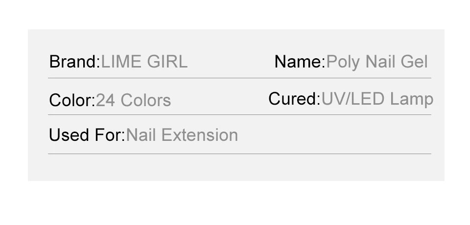 limegirl 15ml Extension Nail Gel Set 6W LED Lamp Full Manicure Set Finger Extend Mold Nail Kit All For Quick Extension Tool Kit