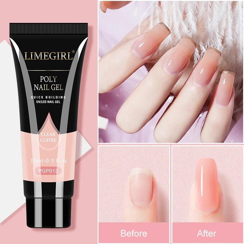 15ml Nail Gel Kit For Quick Extension Nail Art Polymer Gel Nail Tools Finger Extension Acrylic Solution Gel Polish Nail Art Kit 15ml Nail Gel Kit For Quick Extension Nail Art Polymer Gel Nail Tools Finger Extension Acrylic Solution Gel Polish Nail Art Kit